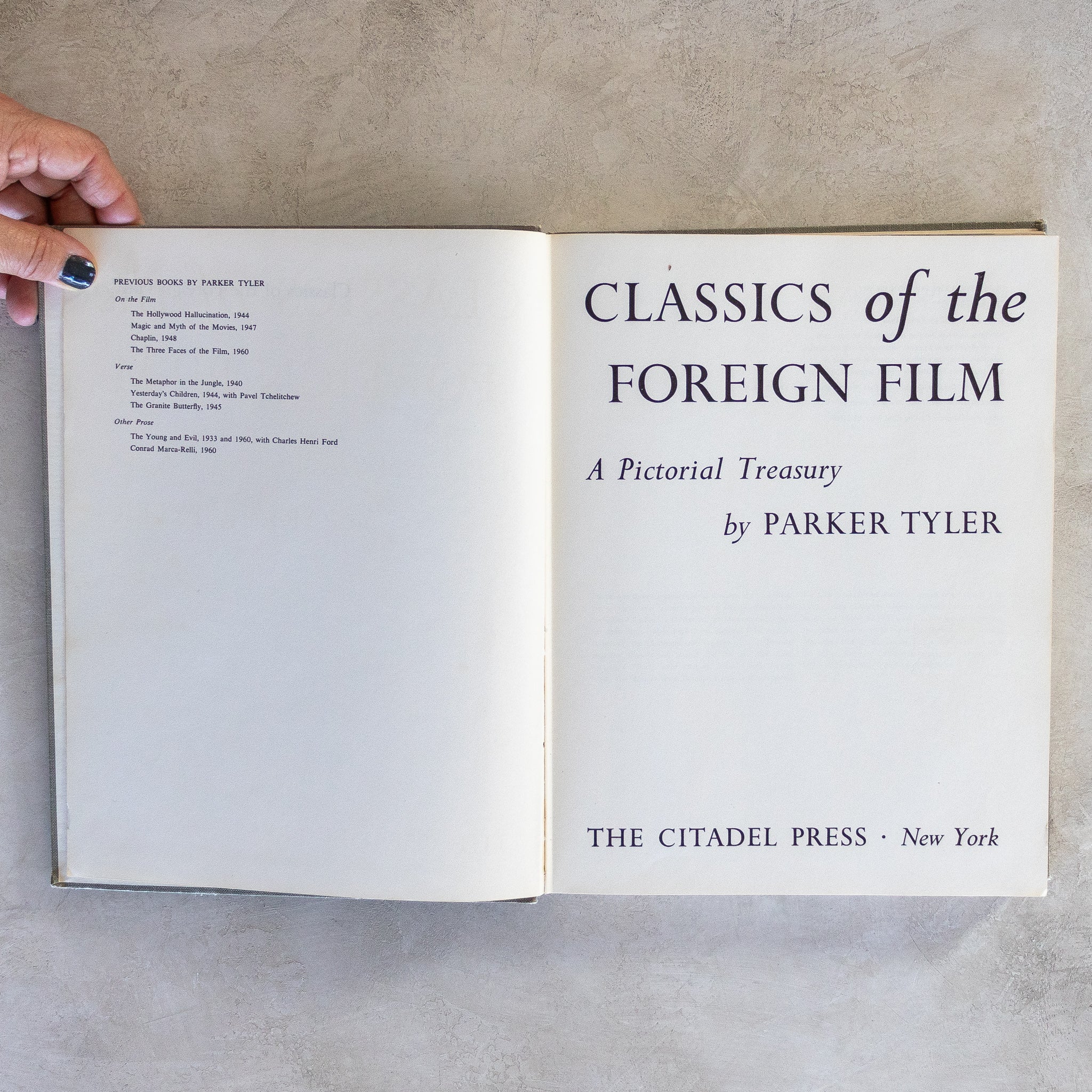 Classics of the Foreign Film by Parker Tyler - Homekeep Market