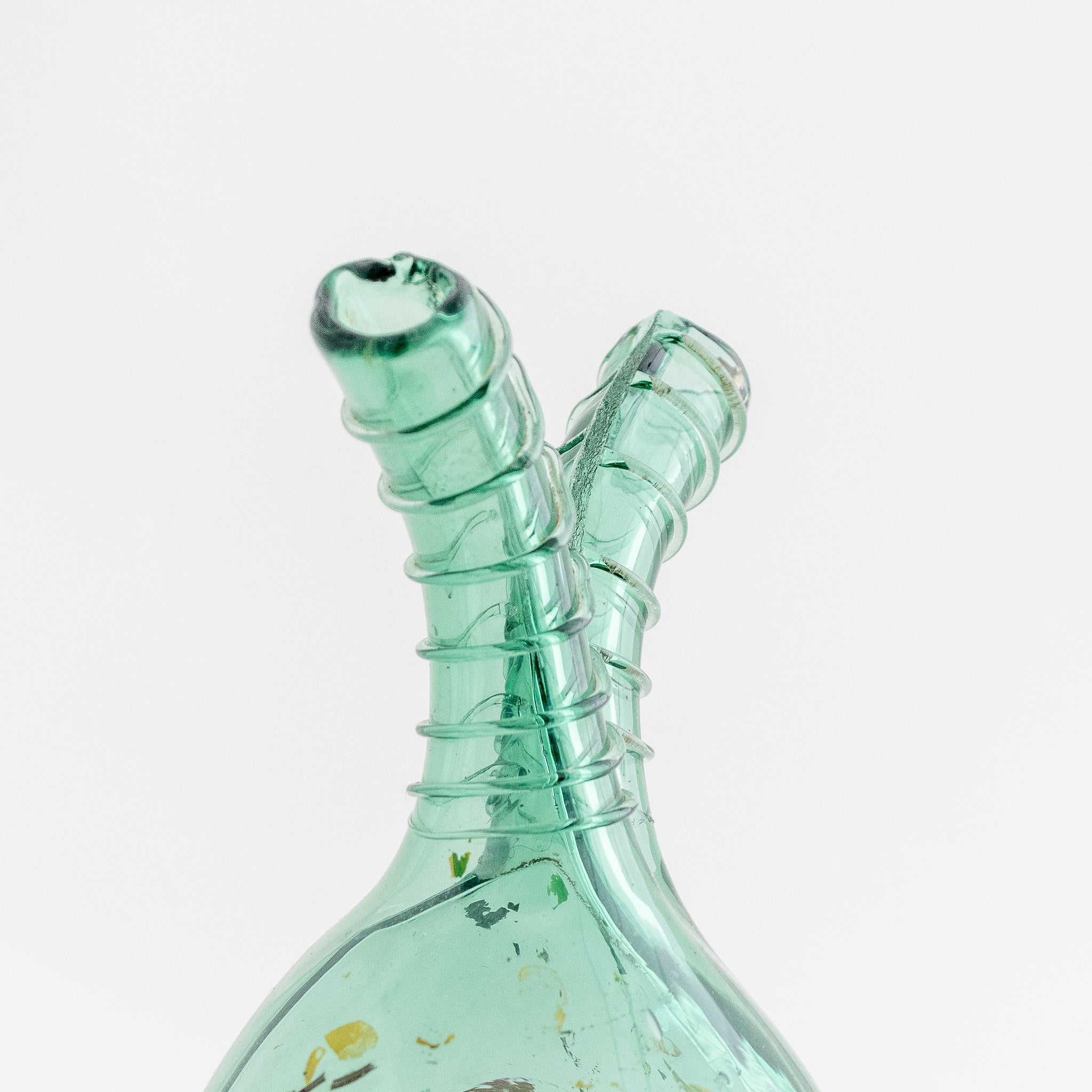 Green Glass Oil and Vinegar Cruet - Homekeep Market