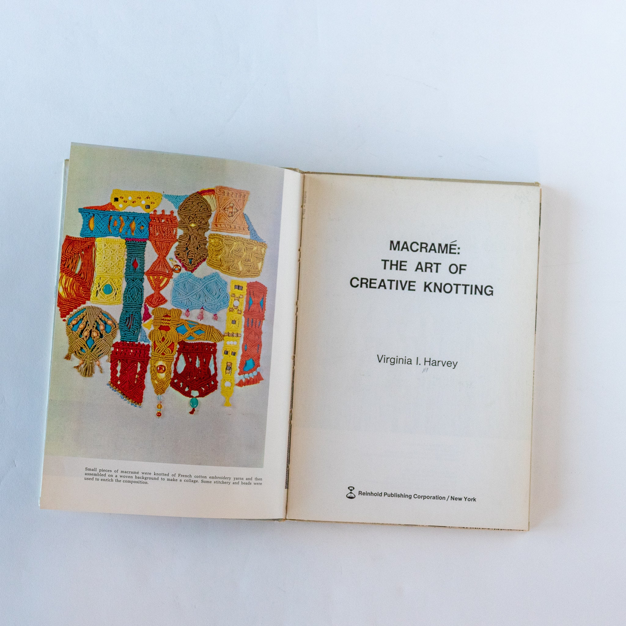 Macramé: The Art of Creative Knotting by Virginia I. Harvey - Homekeep Market